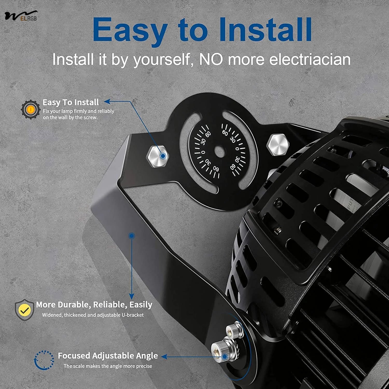 500W LED Stadium Light - 72000 Lumens, IP65, 10KV Surge, 1500-2000W Metal Halide Replacement
