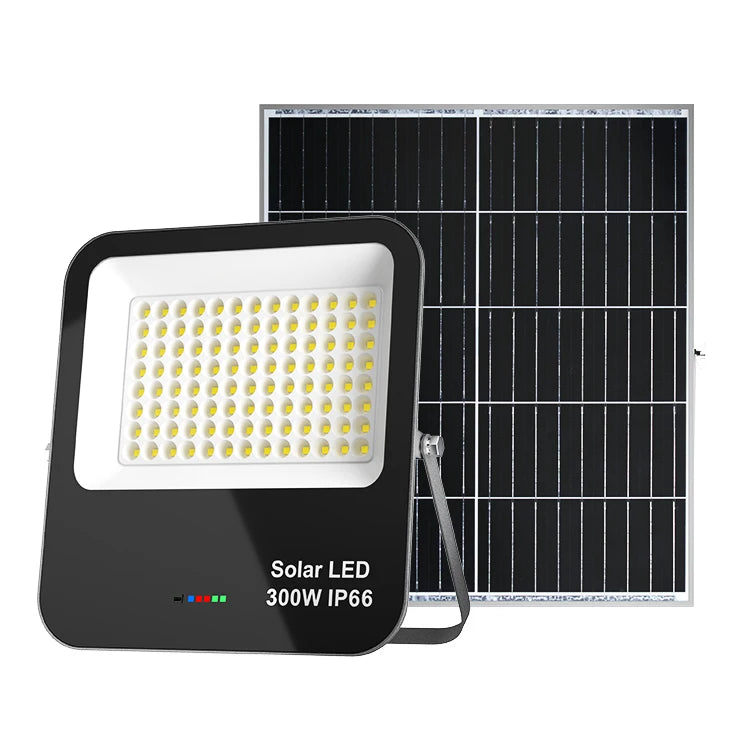 Solar Flood light Replaceable Battery Waterproof IP65 Aluminum Housing 60W 100W 200W 300W 3 Year Warranty