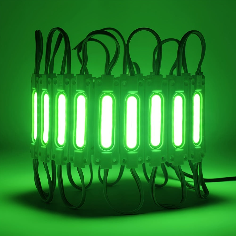 20/100pcs LED Module, COB LED Module Light,2W Commercial Energy Saving Advertising Decorative LED Light,Multiuse DC 12V Module Lights Waterproof Lamp, For Home Garden Party Car Letter Sign Advertising Decor With Tape