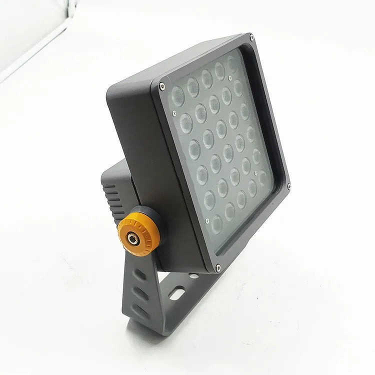 36 watt Landscape Outdoor garden spot lights Aluminum Tempered Glass Projector Light Led Flood Lighting Color R/G/B/W Optional
