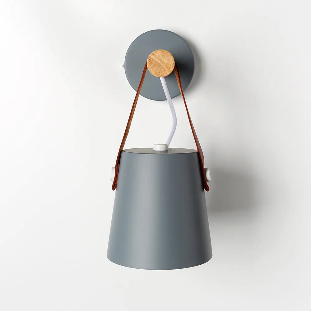 Wooden Wall Lamp Interior Light Fixture For Home Sconce Interior Lighting Living Room Nordic Modern Bed Wall Lamps With Wire E27