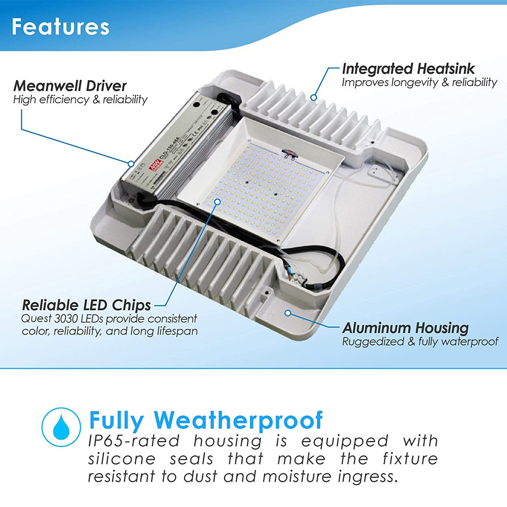 130w led canopy light